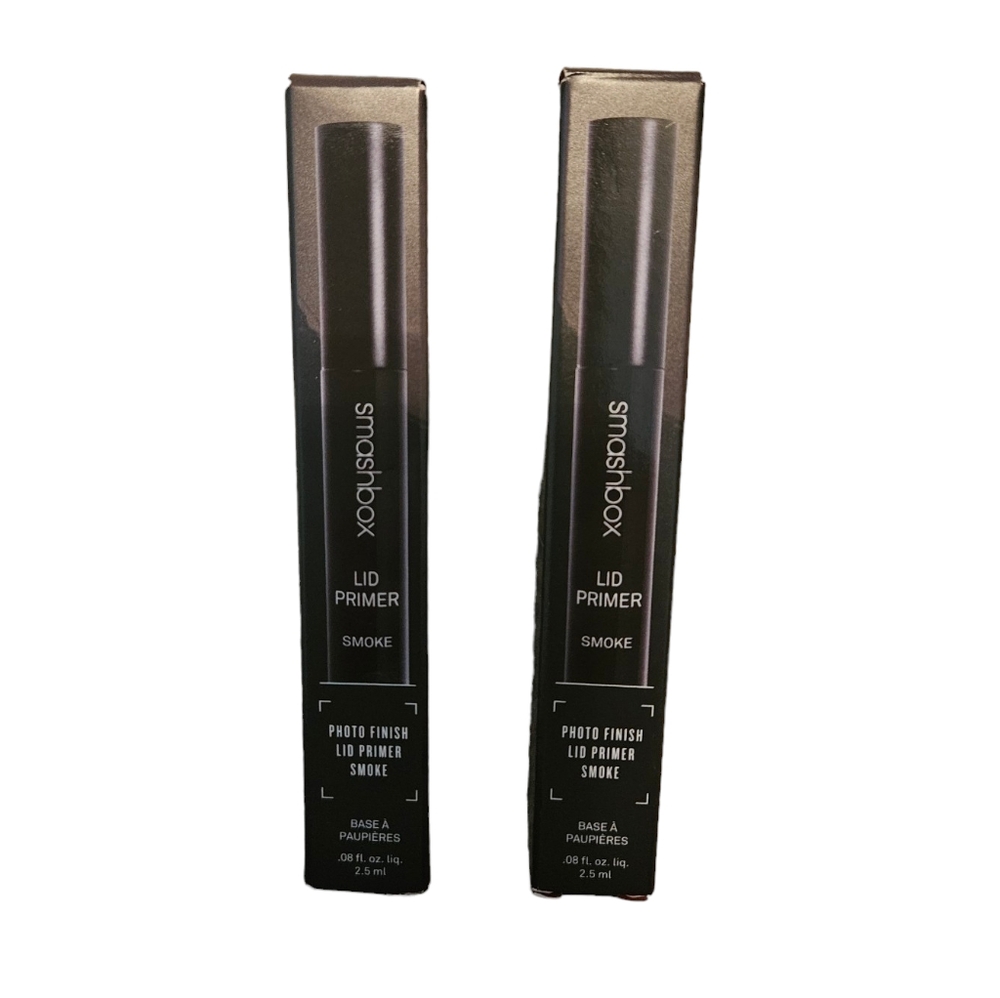 NIB Smashbox Photo Finish Lid Primer, Smoke, 0.08 Fluid Ounce, 2 PACK